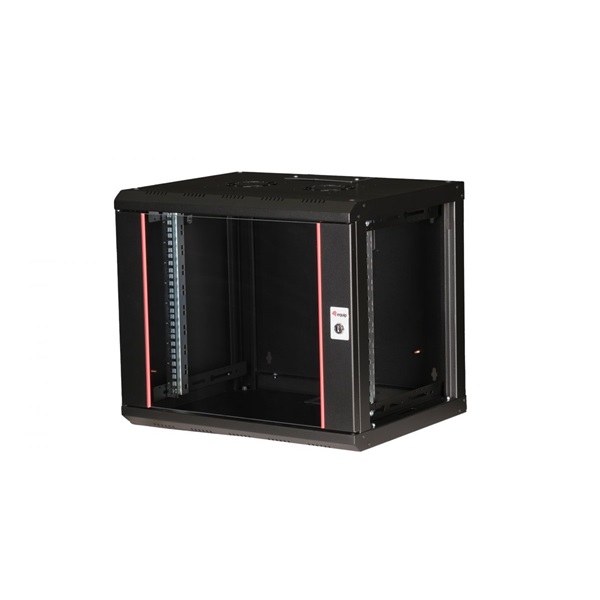 Equip EPM-09-6045-B-CBAA 19" 9U 600x450mm Fali Rackszekrény Fekete Equip EPM-09-6045-B-CBAA 19" 9U 600x450mm Fali Rackszekrény Fekete