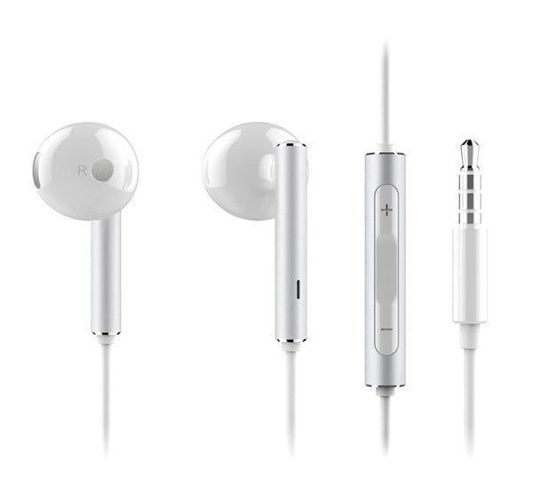 HUAWEI fülhallgató SZTEREO (3.5mm jack, mikrofon, felvevő gomb, hangerő szabályzó) FEHÉR (AM116_W)