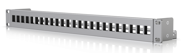 Ubiquiti UACC-RACK-PANEL-PATCH-BLANK-24 19" 1U moduláris üres patch panel Ezüst