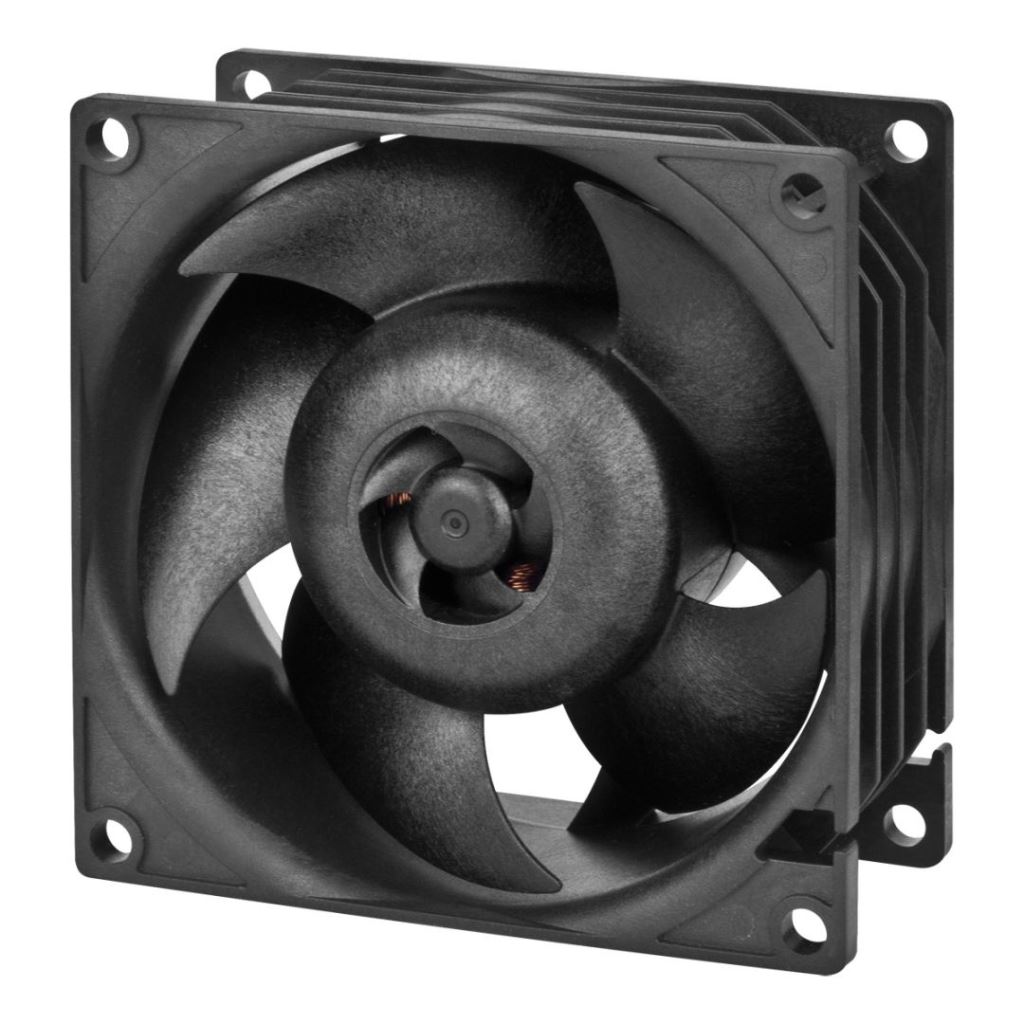 Arctic S8038-7K ház hűtő ventilátor 8cm 4db/csomag fekete ACFAN00292A 