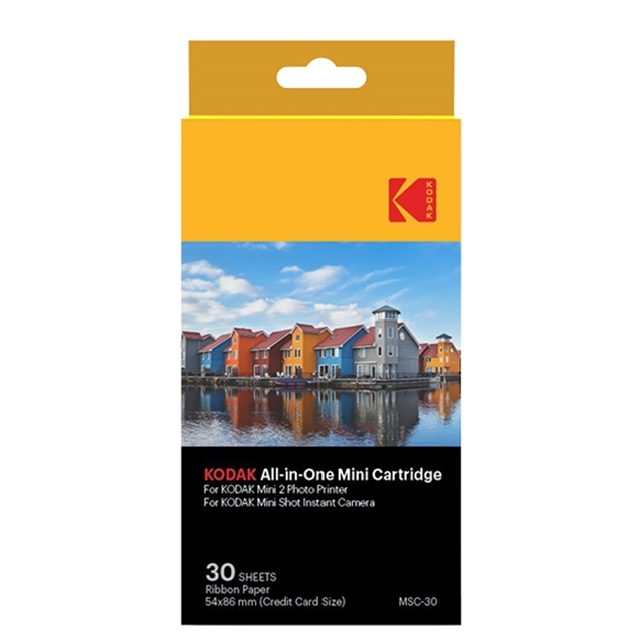Kodak 2.1"x3.4" Dye- Sub Papír -30 db-s Mini 2 nyomtató és Mini Shot Kamera Kodak 2.1"x3.4" Dye- Sub Papír -30 db-s Mini 2 nyomtató és Mini Shot Kamera