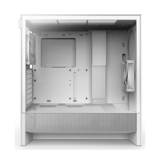 NZXT CC-H52FW-01 Midi H5 Flow (2024) Számítógépház Matt fehér NZXT CC-H52FW-01 Midi H5 Flow (2024) Számítógépház Matt fehér