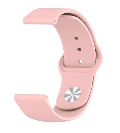Mybandz szilikon óraszíj gömb csattal 22mm púder (22SKU6117)