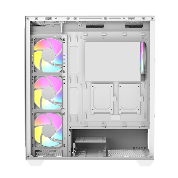 RAIDMAX i800 (táp nélküli) ablakos ATX ház Fehér