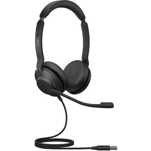 Jabra Evolve2 30 MS USB-A sztereó headset fekete 