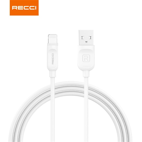 Recci RCL-P200W 2m Lightning - USB fehér adat- és töltőkábel Recci RCL-P200W 2m Lightning - USB fehér adat- és töltőkábel