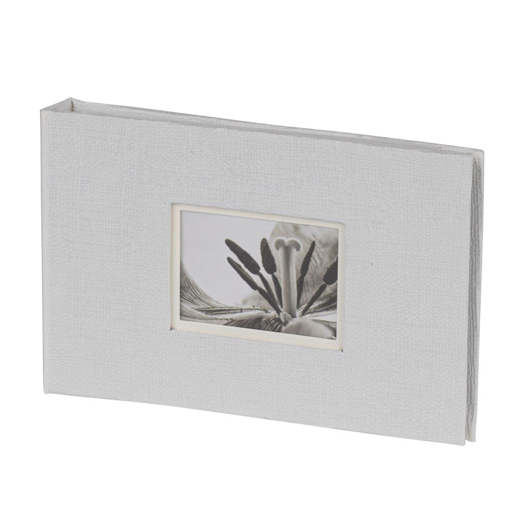 Dörr keményfedeles zsebalbum, ablakos, becsúsztatós, 40db 10x15cm, fehér