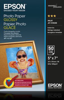 Epson 13x18 Fényes Fotópapír 50Lap 200g (C13S042545) Epson 13x18 Fényes Fotópapír 50Lap 200g (C13S042545)