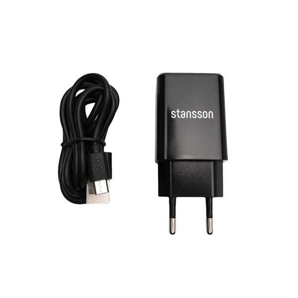 Stansson CH-200-BL 2,1A univerzális fekete hálózati töltő Stansson CH-200-BL 2,1A univerzális fekete hálózati töltő