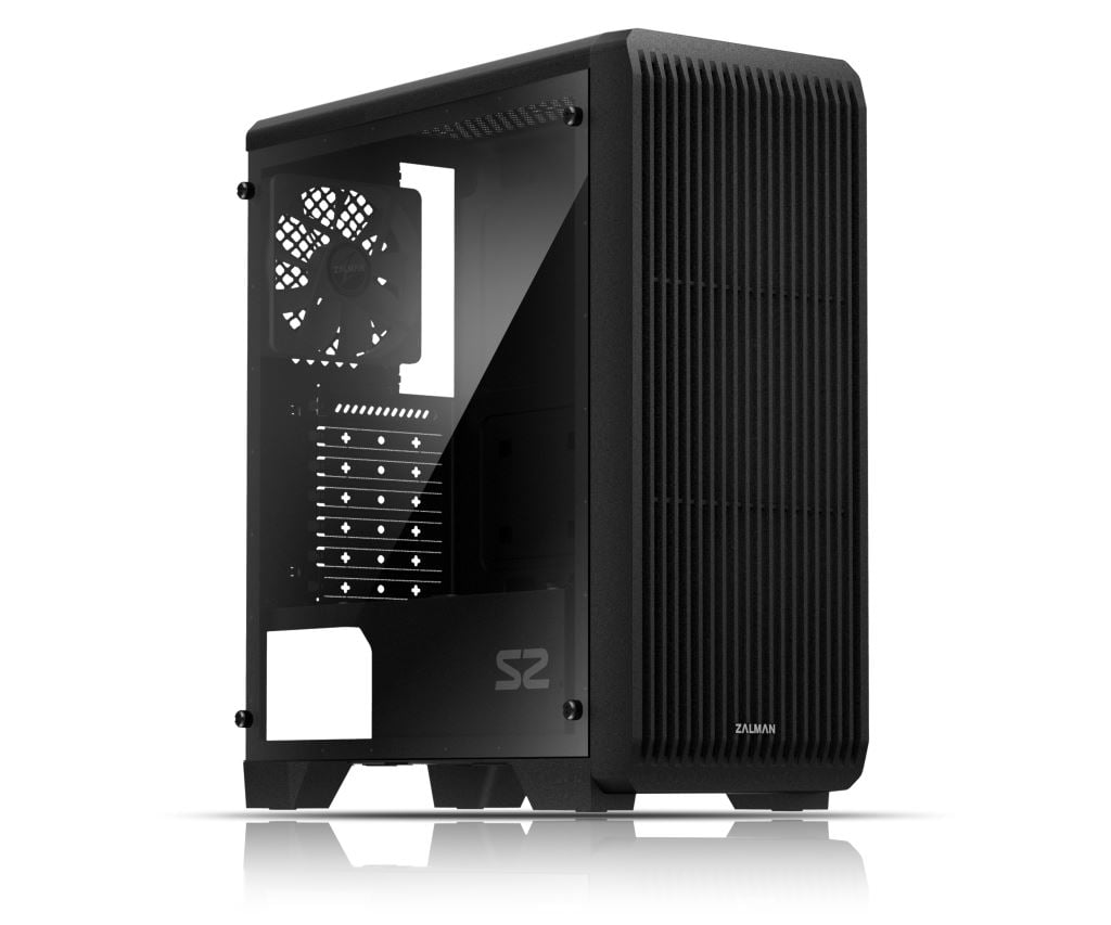 Zalman S2 táp nélküli ablakos ház fekete Zalman S2 táp nélküli ablakos ház fekete