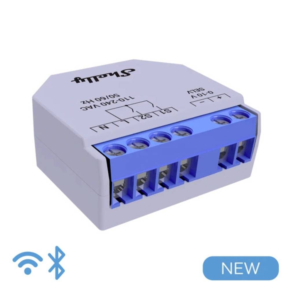 Shelly Dimmer 0-10V Dimmer (fényerőszabályzó) Bluetooth, Wi-Fi Shelly Dimmer 0-10V Dimmer (fényerőszabályzó) Bluetooth, Wi-Fi