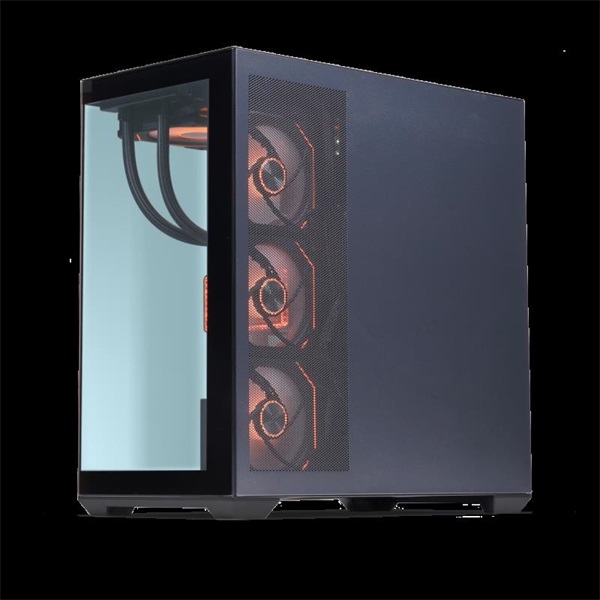 Spirit of Gamer SPARK Black Fekete ablakos 6x12cm ventilátor alsó táp Számítógépház Spirit of Gamer SPARK Black Fekete ablakos 6x12cm ventilátor alsó táp Számítógépház