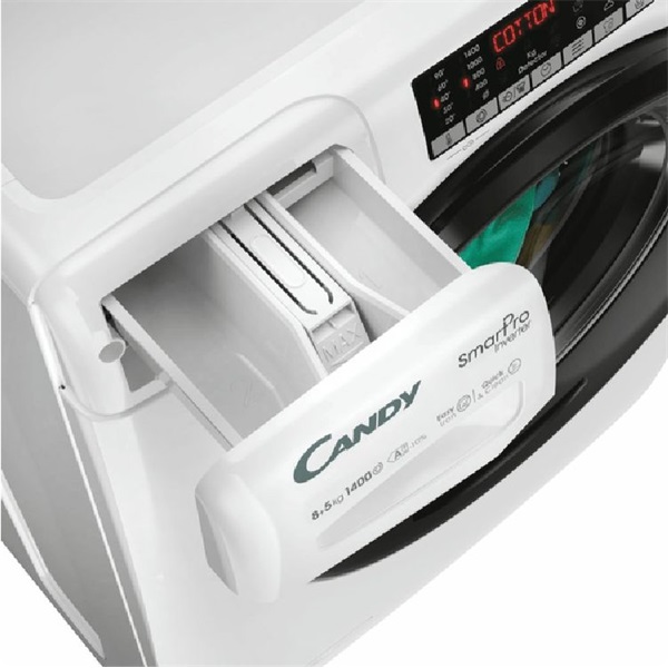 Candy CSOW 4856TWMB6-S Elöltöltős mosó-szárítógép - 8 kg, 1400 ford./perc, A, D Energiaosztály, WiFi + BT