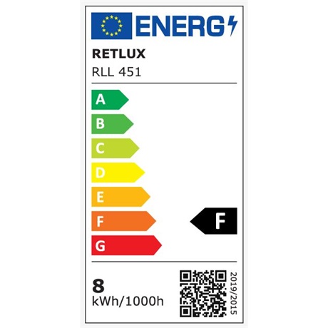 Retlux RLL 451 LED IZZÓ R50 E14 SPOT 8W WW
