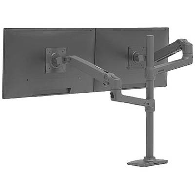 Ergotron  LX Dual Arm Stacking Tall Desk Mount 2 részes Monitor asztali tartó 38,1 cm (15) - 101,6 cm (40) Fekete Állítható magasságú, ...