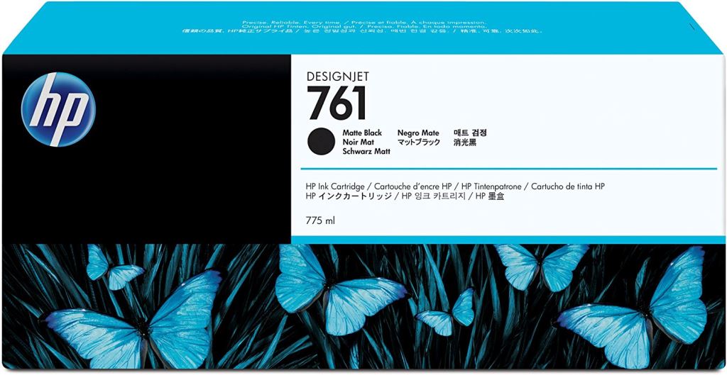 HP 761 775 ml-es DesignJet tintapatron matt fekete (CM997A) HP 761 775 ml-es DesignJet tintapatron matt fekete (CM997A)