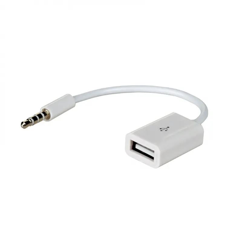 Akyga AK-AD-24 USB / MiniJack 15cm átalakító adapter