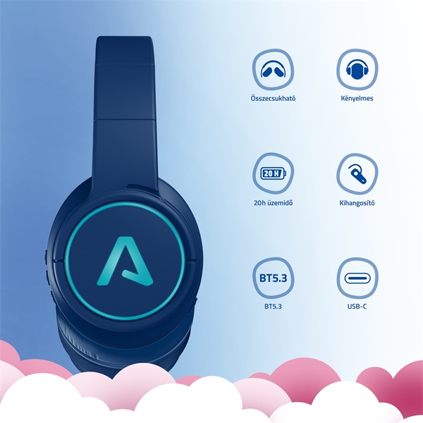 Lamax GlowKid1 Bluetooth Headset Kék