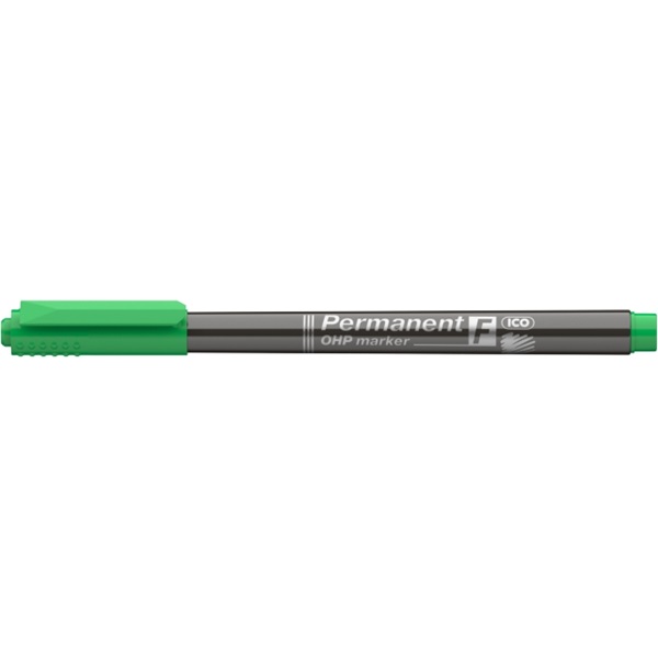 ICO OHP F 0,5mm zöld permanent marker