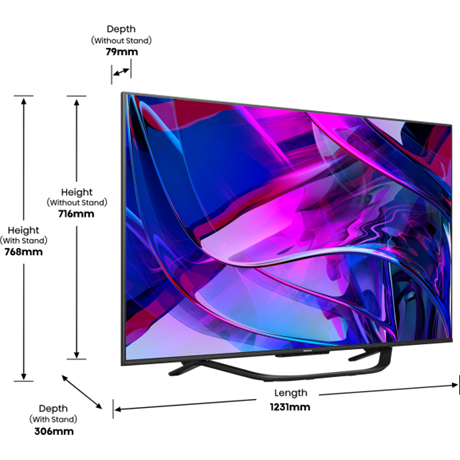Hisense 55U7KQ UHD SMART MINI-LED TV