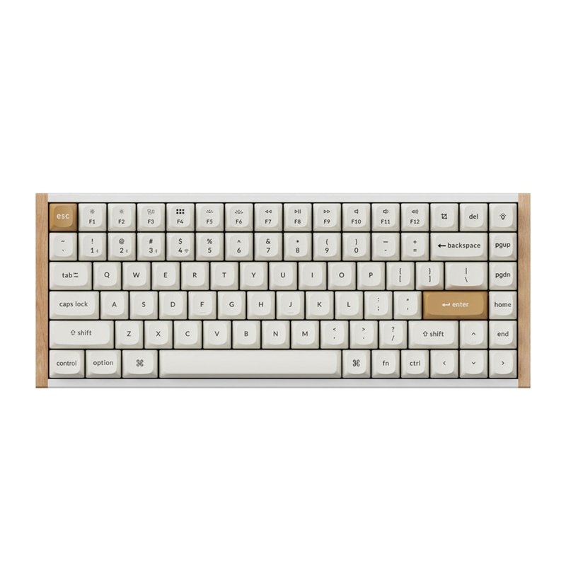 Keychron K2 HE vezeték nélküli RGB Nebula mágneses kapcsolós billentyűzet (fehér) [K2H-Q1].