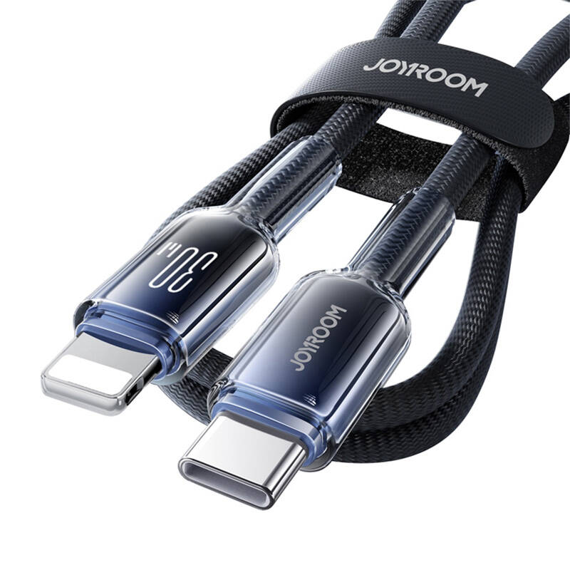 Kábel USB-C Lightning Joyroom S-A42 30W 1.2m czarny Kábel USB-C Lightning Joyroom S-A42 30W 1.2m czarny