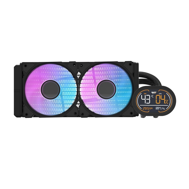 Darkflash DH240D CPU vízhűtő Fekete 