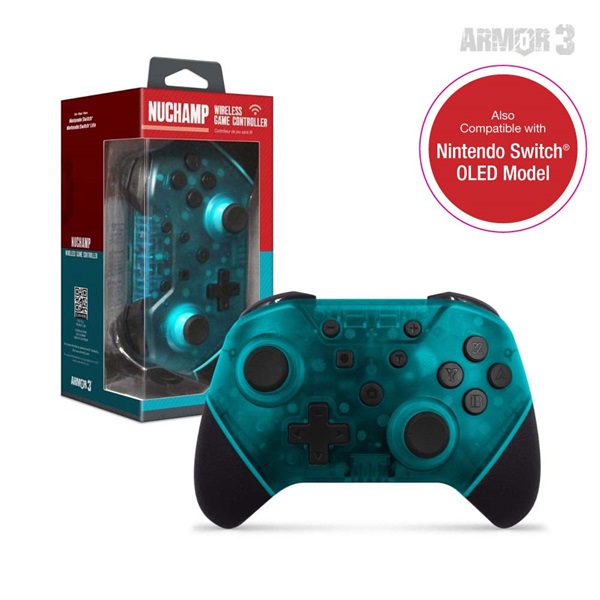 ARMOR3 NUCHAMP Nintendo Switch Kiegészítő Vezeték nélküli kontroller Türkiz