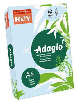Rey "Adagio" Másolópapír színes A4 80g pasztell kék (ADAGI080X621) Rey "Adagio" Másolópapír színes A4 80g pasztell kék (ADAGI080X621)