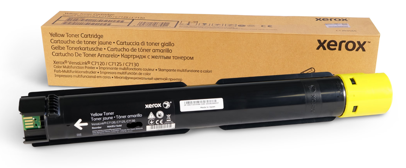 Xerox C7120/C7125 Sárga eredeti toner