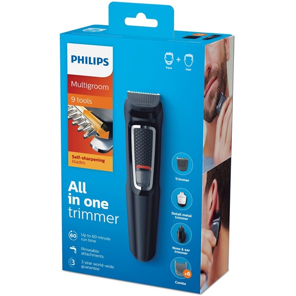 Philips MG3740/15 Multigroom Series 3000 testszőrzetnyíró Philips MG3740/15 Multigroom Series 3000 testszőrzetnyíró