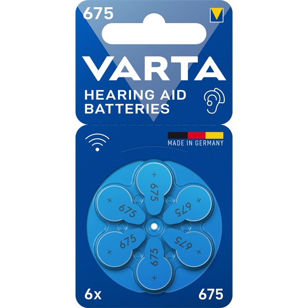 VARTA 24600101416 675 hallókészülék elem 6db/bliszter VARTA 24600101416 675 hallókészülék elem 6db/bliszter
