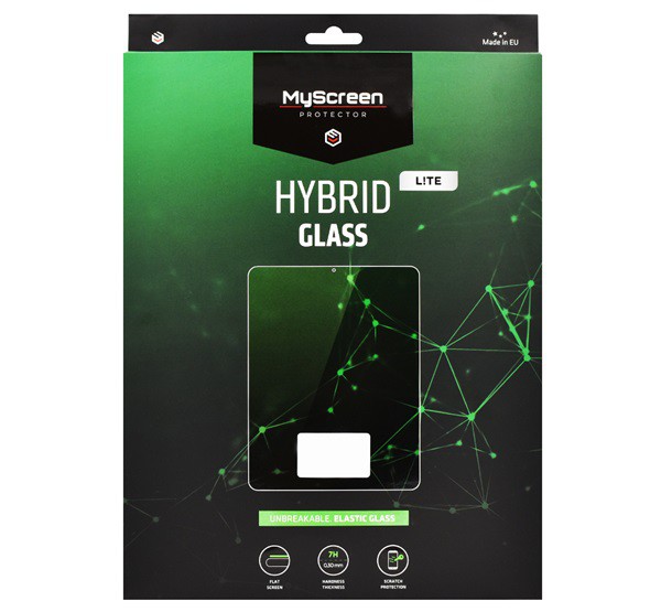 MYSCREEN HYBRIDGLASS képernyővédő üveg (flexibilis, karcálló, ütésálló, 0.15mm, 8H, NEM íves) ÁTLÁTSZÓ [CAT B26]