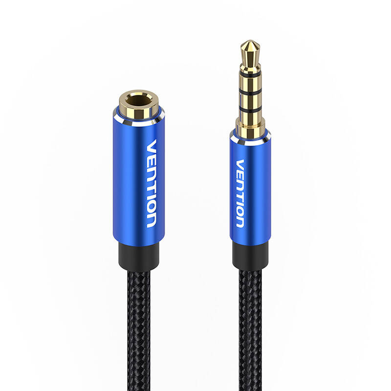 TRRS 3.5mm Male to 3.5mm Female Audio Extender 3m Vention BHCLI Blue