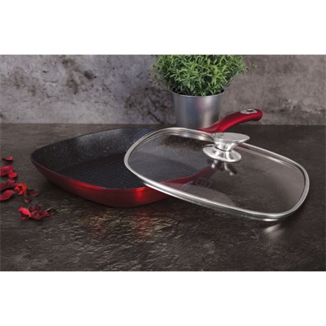 Berlinger Haus BH/1613N GRILL SERPENYŐ FEDŐVEL, 28 CM