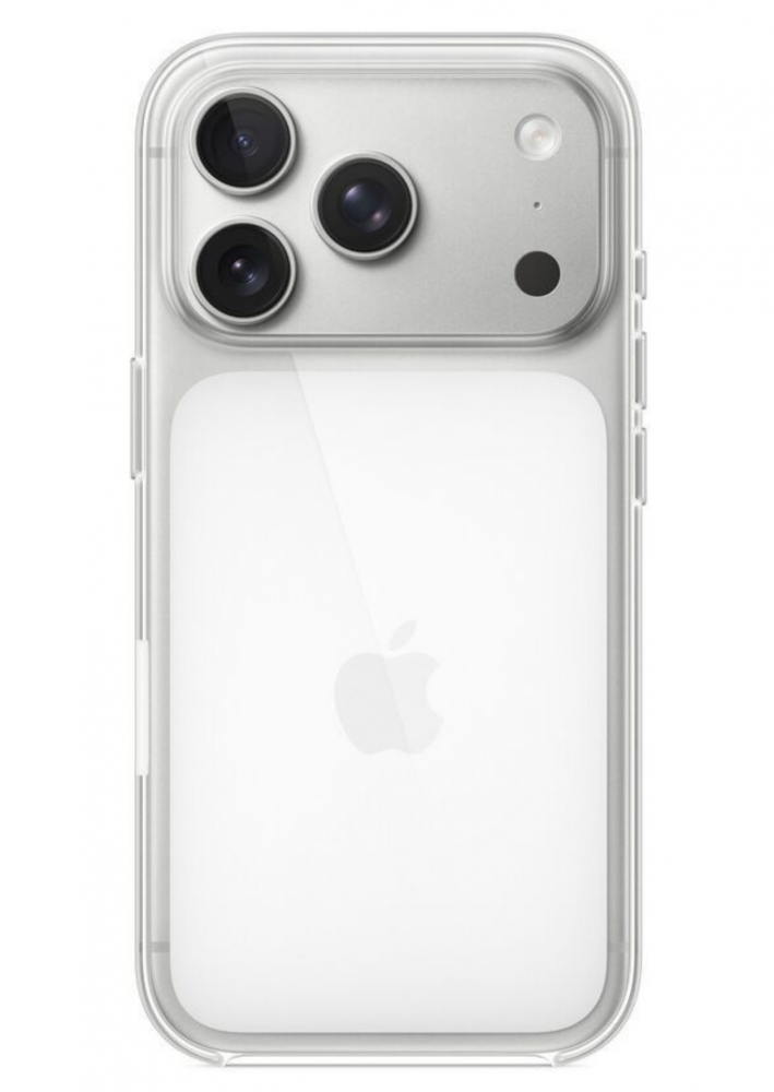 Apple iPhone 17 Pro MagSafe-rögzítésű átlátszó tok