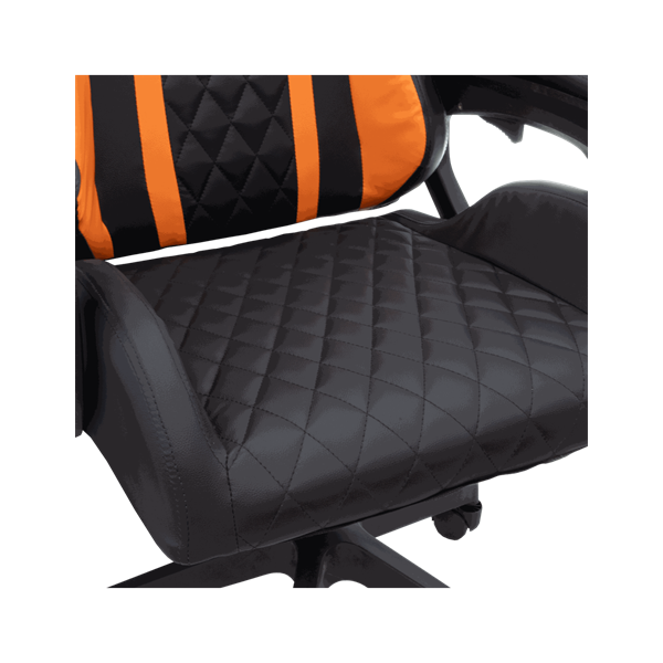 BARACUDA WHALE WHALE Gamer szék  max.150 Kg Fekete-narancs