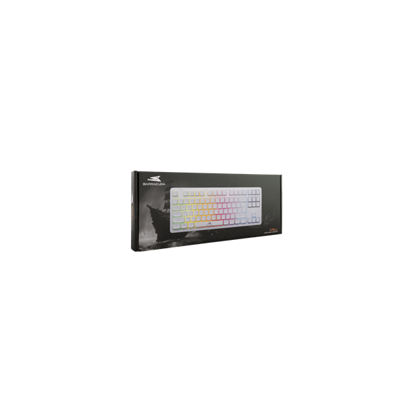 Baracuda W029919 KRILL-W, BGK-001114W fehér gamer billentyűzet, angol
