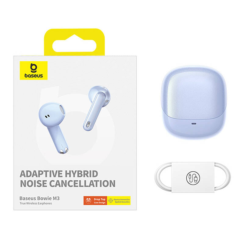 Earphones TWS Baseus Bowie M3 Kék
