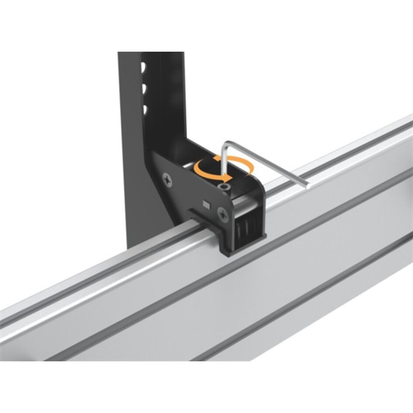 Equip  650373 45"-55" 2 kijelző dönthető  TV Mennyezeti konzol Fekete 