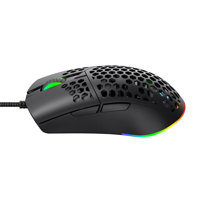 Havit MS1036 RGB vezetékes gamer egér Fekete 