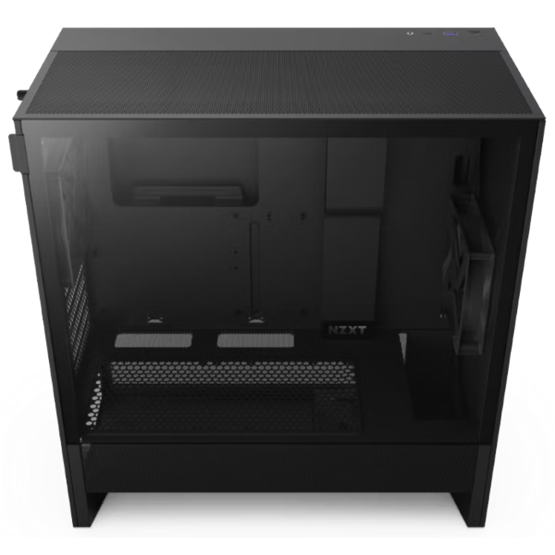  NZXT Midi  H5 Flow (2024)  Matt fekete   CC-H52FB-01 Számítógépház