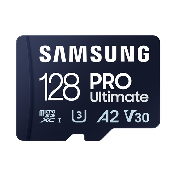 Samsung 128GB microSDXC Pro Ultimate Class10 U3 A2 V30 + Reader Memóriakártya