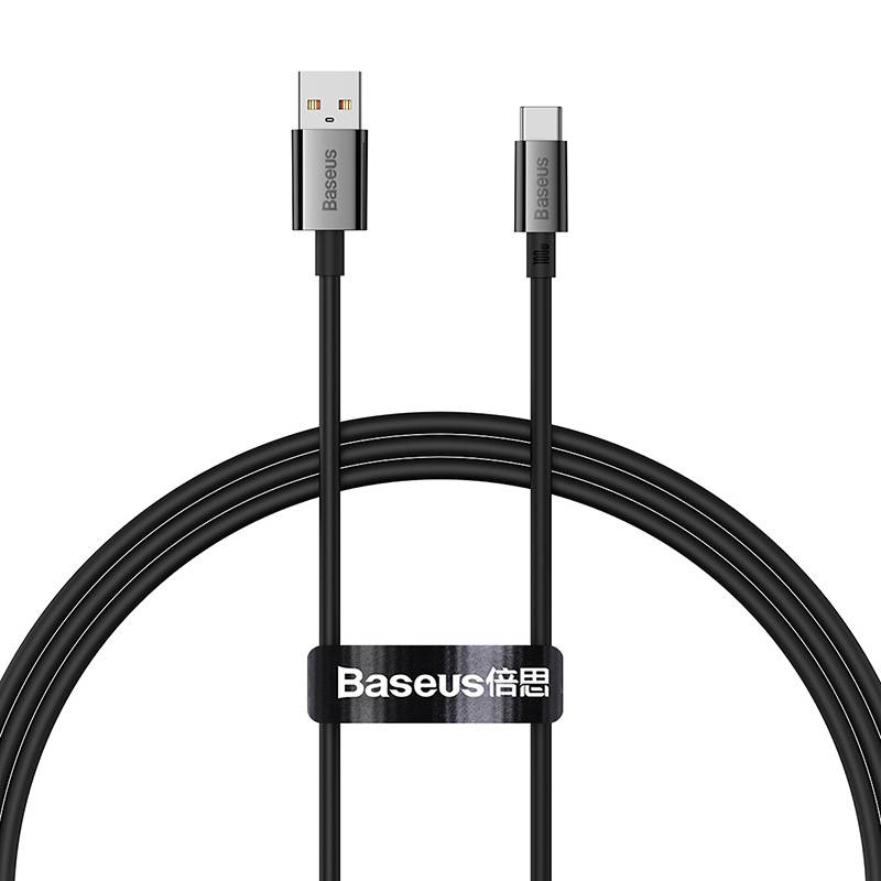 Cable USB do USB-C Baseus Superior100W 1m (black)