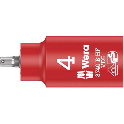 Wera 05004900001 Dugókulcs bit betét 4 mm 1 db 3/8 Wera 05004900001 Dugókulcs bit betét 4 mm 1 db 3/8