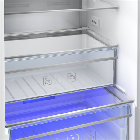 Beko BCNA306E4SN Beépíthető alulfagyasztós hűtőszekrény