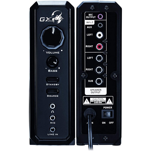 Genius SW-G2.1 2000 II Gaming hangszóró fekete (31730020400)