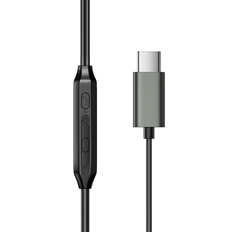 Joyroom JR-EC06 Wired In-Ear Headphones Type-C Szürke Joyroom JR-EC06 Wired In-Ear Headphones Type-C Szürke
