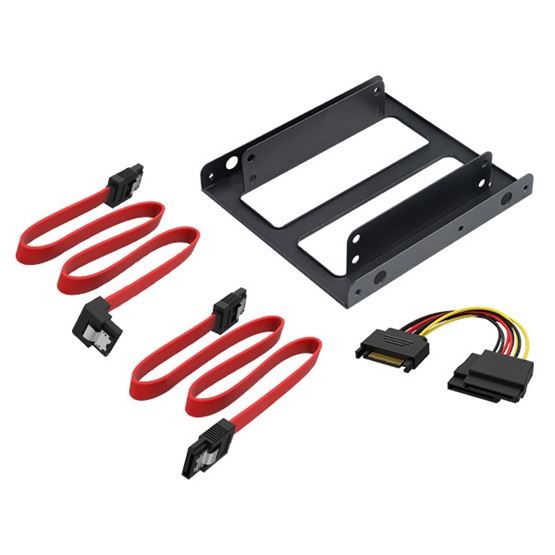 Akasa 3.5" -> 2.5" beépítő keret kábelekkel (AK-HDA-11)