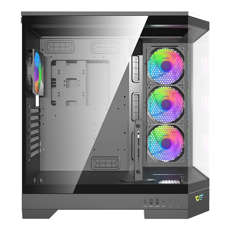 Darkflash DQX90 számítógépház Fekete 